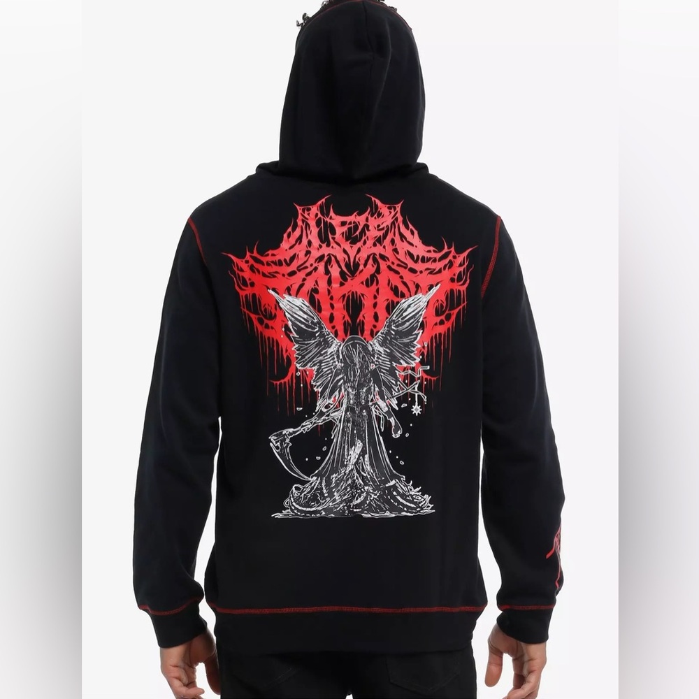 Unisex Sleep‎ Token Contrast Stitch Hoodie Hot Topic